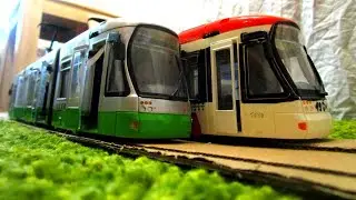 Dickie Toys City Liner Tram/Stra&szlig;enbahnen Dickie Toys