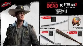 Dying Light 2 Looking At The Walking Dead Crossover outfit and weapons
