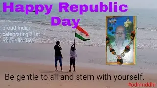 Happy 71st Republic Day #odinriddhi #vandemaataram #ashabhosle #republicday