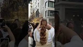 hermandad San Pablo entrando en plaza Encarnación CC.TT la salud de Córdoba