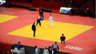Uchi Mata magistral de Lo&iuml;c Pietri, &eacute;liminatoire Tournoi de Paris 2012