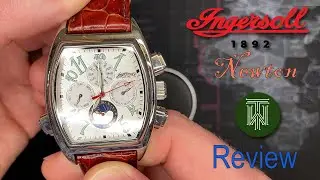 Обзор автоматических часов Ingersoll Newton Limited 50m (IN1900WH / Seagull TY-2806)
