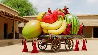 Tiny Girls Giant Fruit Milk Shake | Village Food Secret | New Food Recipes 2025