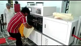 automatic non woven loop handle punching machine