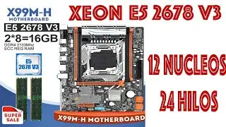 Montamos paso a paso un pc chino INTEL XEON 2678 v3 en Jingsha X99 M-H