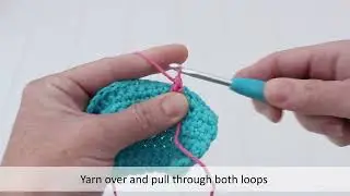 Surface Double Crochet | How to do the surface double crochet stitch