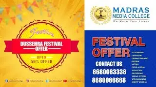 FLAT 50% OFFER FOR ALL THE COURSES | MADRAS MEDIA COLLEGE