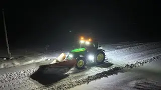 Hókotrás / Snow Plowing 2026 - John Deere 6620 & 7830