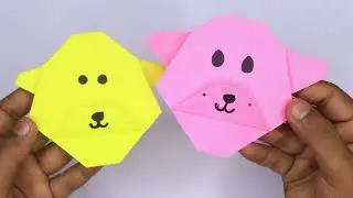 Origami Paper Cat & Bear | How to make secret message card