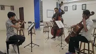 Trio (violin, cello , contra bass) w/ Pak Afif and  Pak Avel