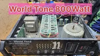 800 watt World Tone amplifier repair ll 