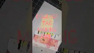 Making Mixed Media Tags! #junkjournal #artjournal #collage #paperart #gelliarts#artvideo #mixedmedia