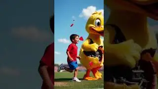 When a Little Boy Plays Football With a Giant Duck 🦆⚽ | Cutest Scene Ever #27