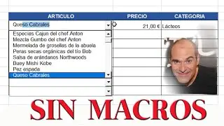 🧾lista desplegable EXCEL autocompletar SIN MACROS LISTA EN 2 MINUTOS ✅✅✅✅