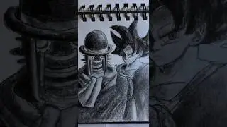 Wonder of you vs Goku #jjba #goku #art