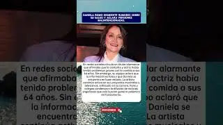 &iquest;Qu&eacute; pas&oacute; realmente con Daniela Romo?