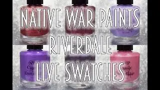NATIVE WAR PAINTS | RIVERDALE COLLECTION | LIVE SWATCHES