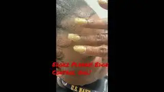 Best Edge Control Gel! For all hair textures! Lays down hair all day! Best for edges!