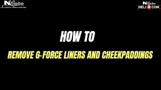 HOW TO REMOVE G-FORCE LINERS AND CHEEK PADDINGS