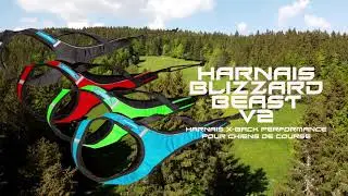Inlandsis Blizzard Beast - harnais x-back canicross, cani-VTT et chien de tra&icirc;neau