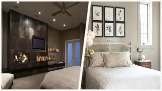 75 Bedroom With Gray Walls And Orange Walls Design Ideas You'll Love 🌈