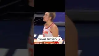 Marina Mabrey and Myisha Hines-Allen had some words for each other 👀