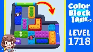 Color Block Jam Level 820 (1718) Solution Walkthrough