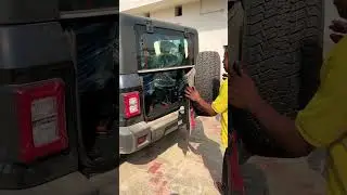 THAR REAR DOOR #youtube #shorts #youtubeshorts #thar #mahindra #mahindrathar