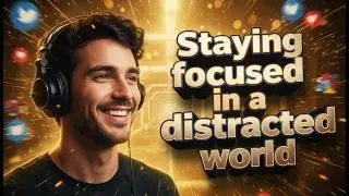 How To Stay Focused In A Distracted World | English Listening Lab Practice