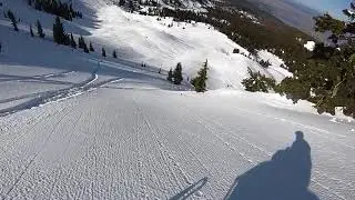 Outrunning an avalanche