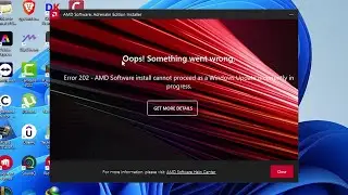 Oops! Something went wrong Error 202 &ndash; AMD Software Installer Cannot Proceed as a Windows Update Fix