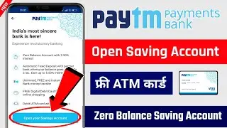 Paytm Payment Bank Open Kaise Kare | How To Open Paytm Payment Bank Saving Account