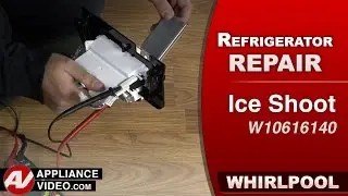 Whirlpool Refrigerator - Frost Forming in Air Chute - Ice Chute Repair and Diagnostic