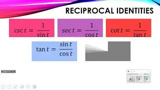 Trigonometry Objective 12 To apply Trig Identities to finishing Trig Functions