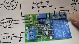 Voltage Comparator Board Test Setup 