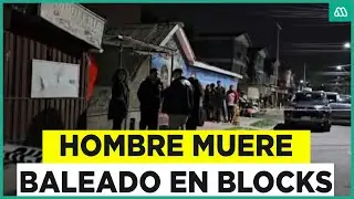 Joven de 20 a&ntilde;os muere baleado en Quilicura: Le dispararon mientras estaba en su vivienda