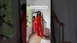 6 travel outfits #fashionhaul #spanx #traveloutfits #airportoutfit #comfyoutfit #summertravel