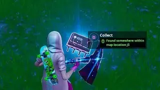 Fortbyte #88 Challenge - Found somewhere within Map Location J3 Guide - Fortnite