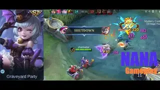 GAMEPLAY NANA! BEST NANA ONE HIT BUILD - BUILD TOP GLOBAL NANA - NANA BEST BUILD 2024 - MLBB