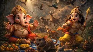 Ganesh Kartik Jungle Picnic 🐘🦚 | Emotional & Fun Story | 3D Animation