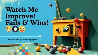 Beginner 8 Ball Pool Skills 🎱 | Daily Game Challenge |