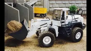 RC Conveyor Plant - RC Wheel Loader Liebherr 544 & Liebherr 934 in 1/14 Scale
