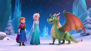 Elsa and the Frozen Dragon 3 ❄️🐉 | Magical Kids Song Adventure