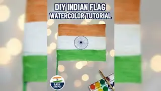 Handmade Indian Flag🌈🇮🇳 Republic Day/Independence Day&hearts;️🫰 #IndianFlag#Drawing#WaterColorArt #viral 