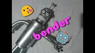 Como hacer a BENDER de FUTURAMA con materiales reciclables