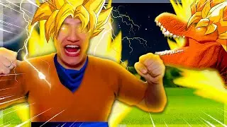 VIREI UM SUPER SAYAJIN E SALVEI A CIDADE! RICHARD E REX ROBLOX