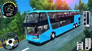 Real Hill Coach Bus Simulator - Offroad Bus Driving 3D - Android GamePlay
