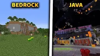 BEDROCK EDITION vs JAVA EDITION - MInecraft Minigry