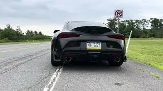 Stock GR Toyota Supra launch control