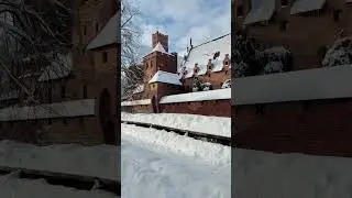 Zima zima zima 😀❄️❄️❄️#Malbork #ZamekMalbork #TvMalbor